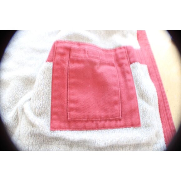 Duluth Trading Canvas Vest Mens Med Full Zip Sherpa Lined Heavy Workwear Pockets - Picture 5 of 10